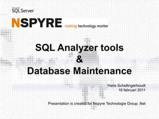 Image result for SQL Query Performance Analyzer