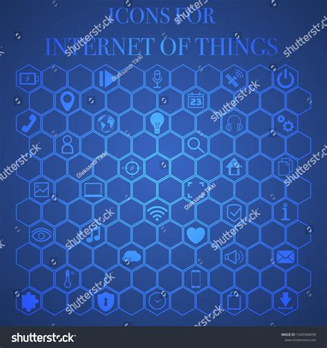 Digital Futuristic Technology Icons Vector Illustration Stock Vector ...