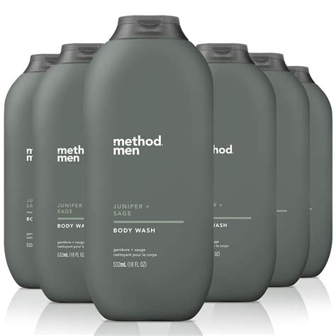Method Men Body Wash, Juniper + Sage, Paraben And Phthalate Free, 18 Fl ...
