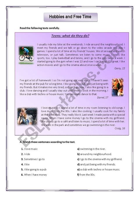 Free Time Worksheet 的图像结果