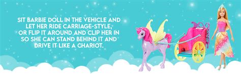 Barbie Fantasy Vehicle - Dreamtopia Princess, Pegasus & Chariot ...