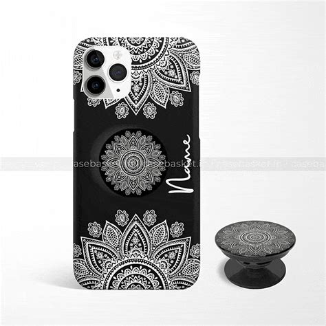 Jet Black Double Mandala Phone Cover – Casebasket