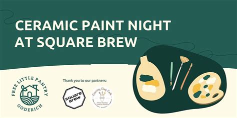 Ceramic paint night at Square Brew, Square Brew, Goderich, 5 May 2023 ...