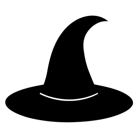 A black hat with a pointy top that says quot witch quot | Premium AI ...