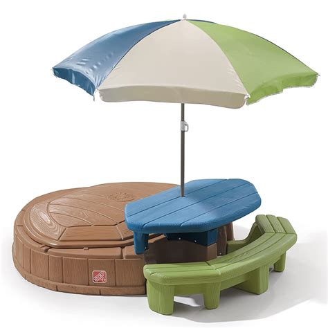 Buy Step2 Naturally Playful Summertime Play Center Outdoor Sandplay Toy ...