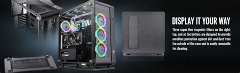 Amazon.in: Buy Thermaltake The Core P6 TG Black Edition transformable ...