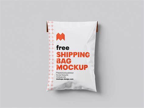 Free Shipping / Poly-Mailer Bag Mockup set - Package Mockups