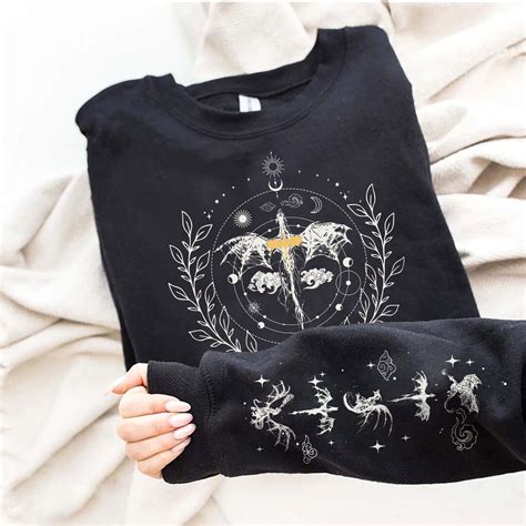 Fourth Wing Sleeve Printed Shirt, Basgiath War College Shirt Fourth ...