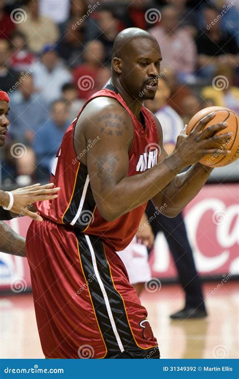 Shaquille O Neal of the Miami Heat Editorial Photography - Image of ...