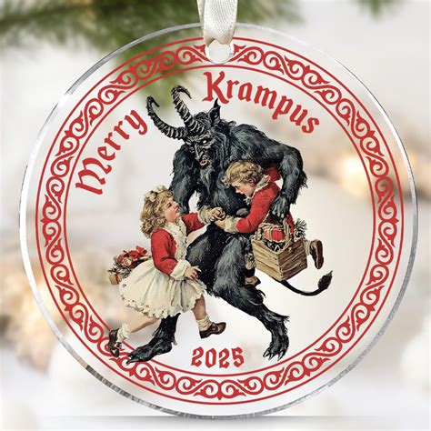 Amazon.com: KatAndNat Krampus Christmas Ornaments, Horror Christmas ...