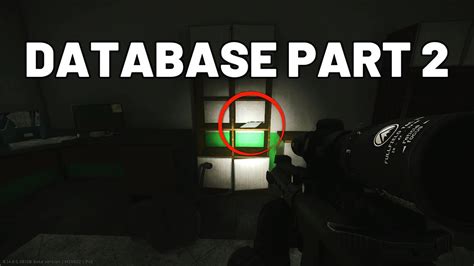 Database Part 2 Quest Guide - Interchange - Escape from Tarkov # ...