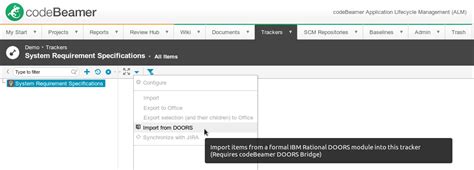 Image result for codeBeamer vs Doors