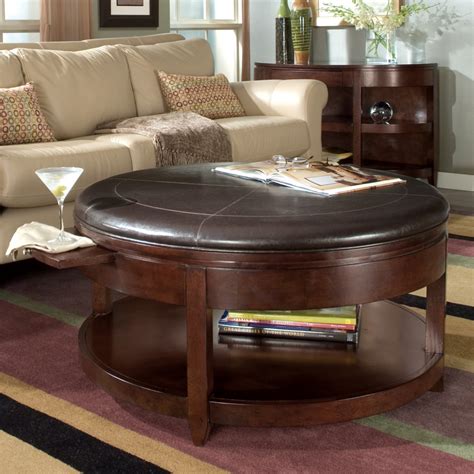 10 Inspirations Elevate Your Living Space with Large Round Leather Ottomans