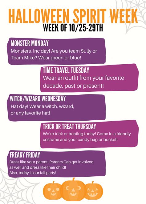 Pin by Melissa Bobinski on Halloween | Spirit week, Spirit week themes ...