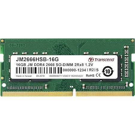 Transcend 8GB DDR4 3200 MHz Desktop Memory, up to 25.6GB/s. - 288 pin ...