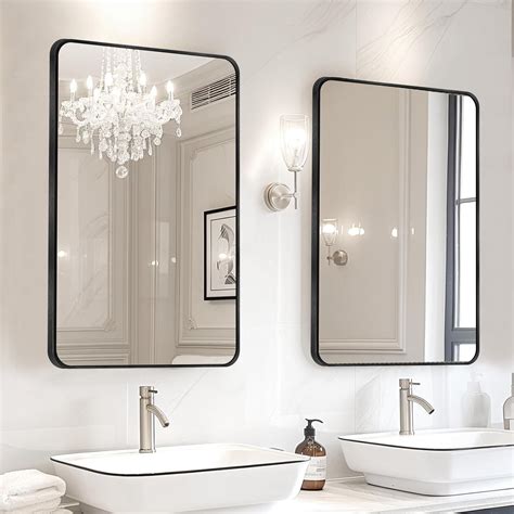 Wall Mirrors | Black vanity bathroom, Modern mirror wall, Mirror wall