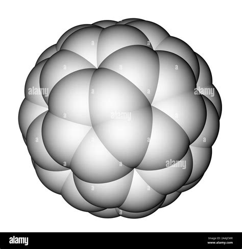 Space filling model Black and White Stock Photos & Images - Alamy