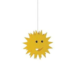 Buy Philips 75500/06/48 KidsPlace Smiling Sun Pendant Light, Yellow ...