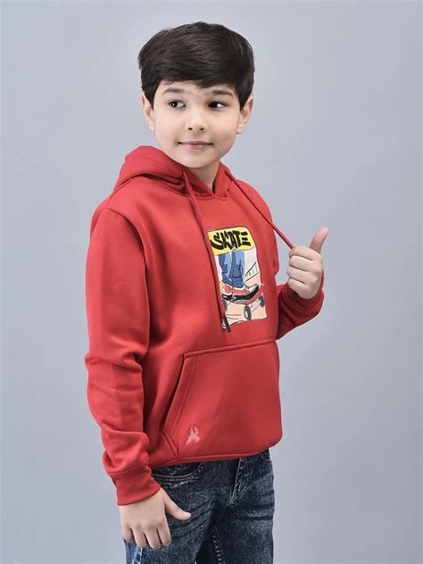 Buy Red Boys Hoodie Online at Best Price in India