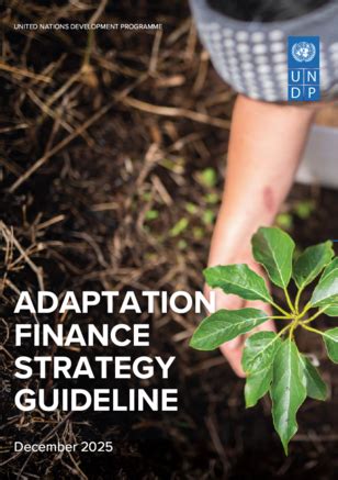 Adaptation Finance Strategy Guideline | United Nations Development ...