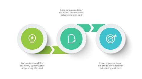 Creative concept for infographic with 3 steps options parts or ...