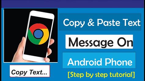 Image result for How Do You Copy and Paste Text Message