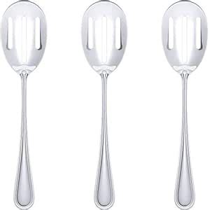 Super Elegant, Heavy Duty Serving Spoon 3 Pc Set. Stainless Steel ...