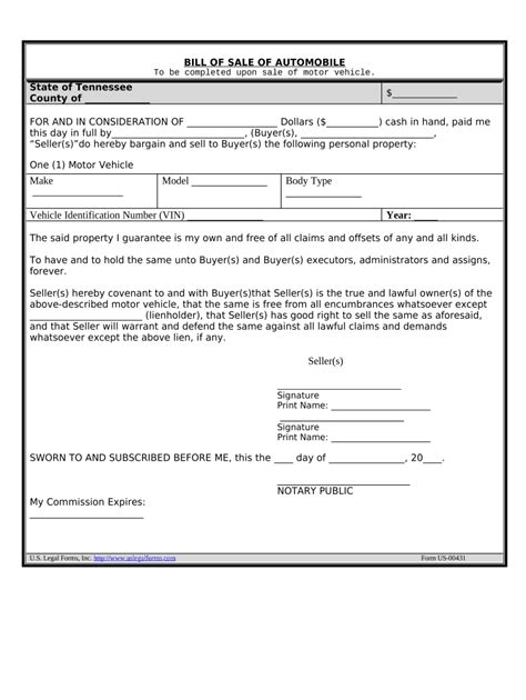 Bill of Sale of Automobile and Odometer Statement Doc Template | pdfFiller