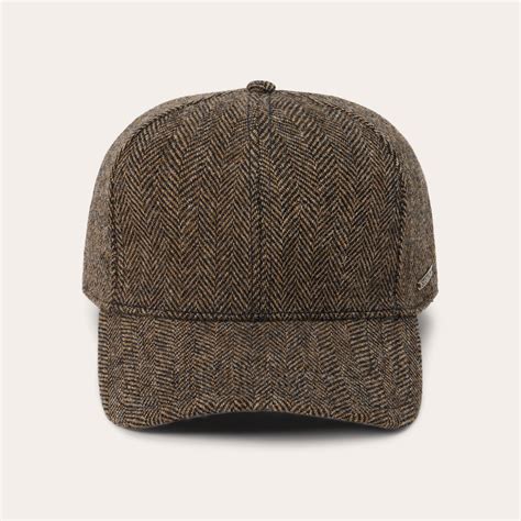 Wool Herringbone Baseball Cap | Stetson