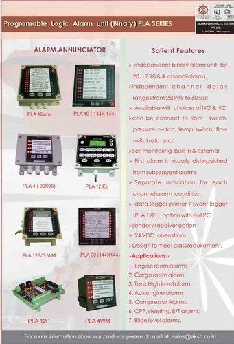 Alarm Annunciation - Alarm Annunciation Units 4, 10, 12, 20 Channels ...