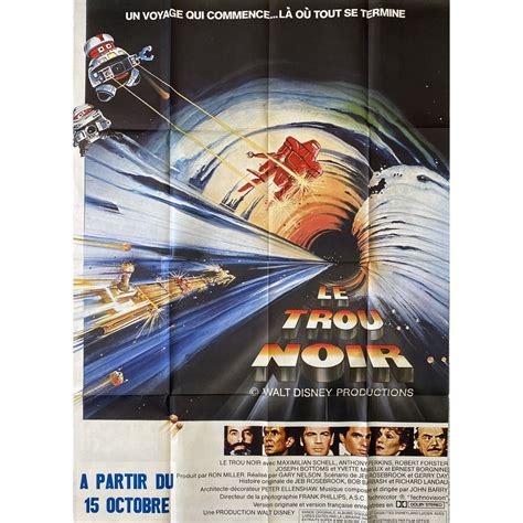 THE BLACK HOLE French Movie Poster - 47x63 in. - 1981