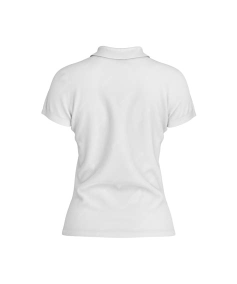 Women short sleeved back on white background | Premium Photo