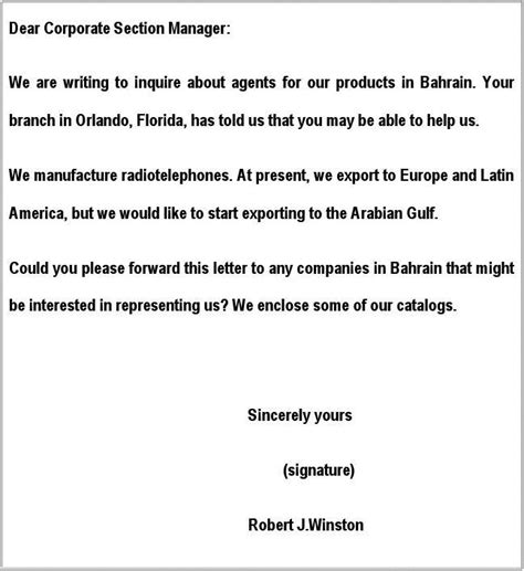 Business Letter 范文 的图像结果