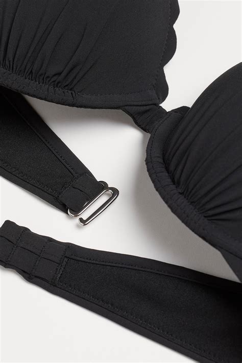 Push-up bikini top - Black - Ladies | H&M IN