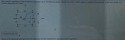 Kruskal's Algorithm 的图像结果