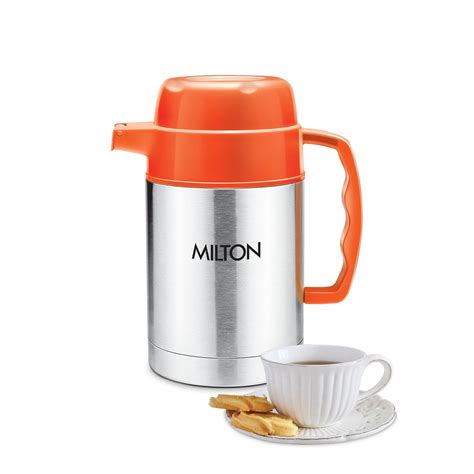 Milton Dura 750 Stainless Steel Tuff Insulated Jug, 750 ml, Orange ...