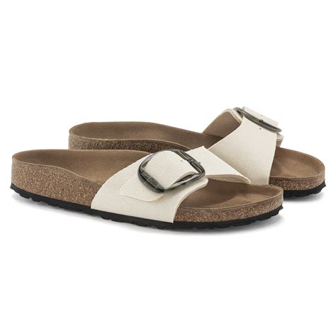Madrid Vegan Big Buckle Textile Eggshell | BIRKENSTOCK
