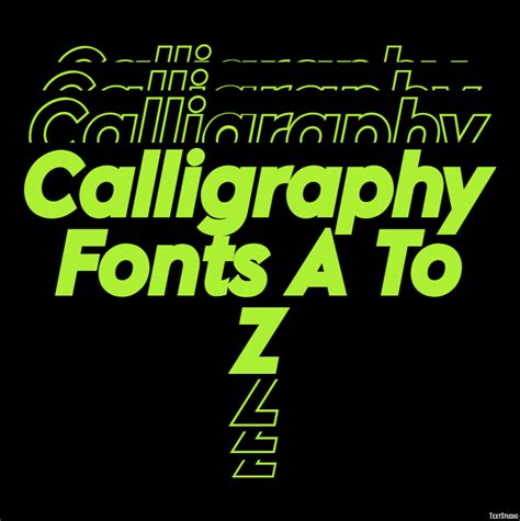 Calligraphy Fonts A To Z Text Effect and Logo Design Font