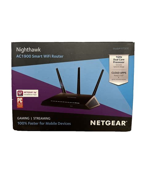 Used NETGEAR Nighthawk AC1900 Smart WiFi Router (‎R7000-100NAS) - UBB ...