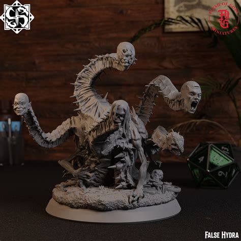 False Hydra | Fantasy Tabletop Miniature - 28MM - 54MM | Dungeons and ...