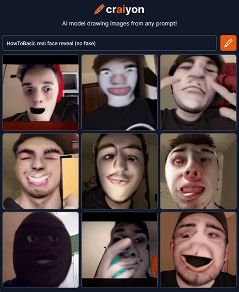 Image result for HowToBasic Real Face