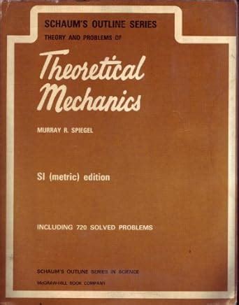 Buy Theory and Problems of Theoretical Mechanics (Schaum's Outline S ...