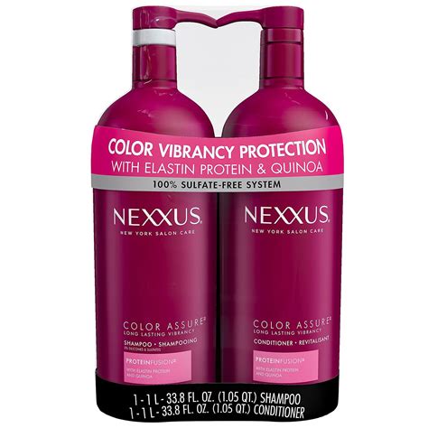 Nexxus Color Assure Shampoo and Conditioner for Color Treated Hair ...