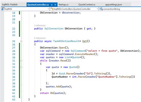 Image result for ASP MVC Connect to SQL Database