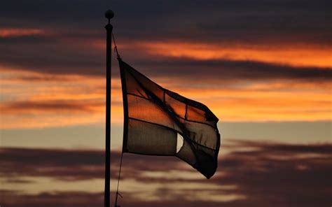 Download wallpaper 3840x2400 flag, sky, clouds, twilight, dark 4k ultra ...