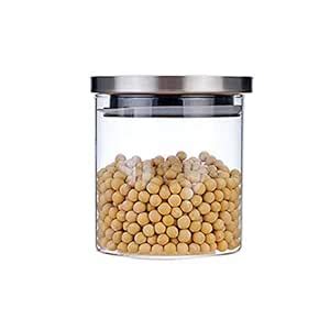 Buy BESTONZON Glass Storage Jar Kitchen Food Storage Canisters ...