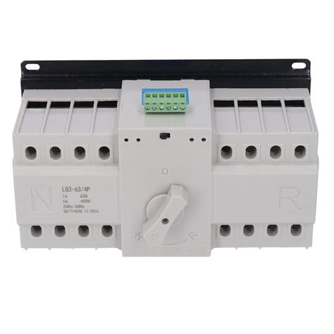 Buy Dual Power Automatic Transfer Switch, AC400V 50/60Hz 63A 4P CB Mini ...