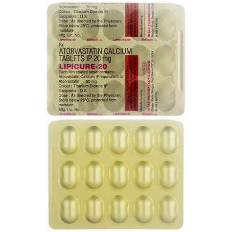 Lipicure - 20 - Strip of 15 Tablets : Amazon.in: Fashion