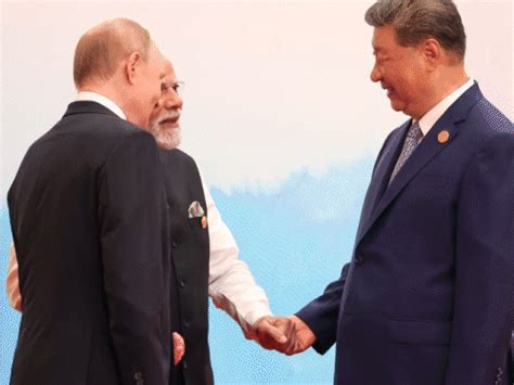 When Narendra Modi hugged Vladimir Putin but kept his handshake with Xi ...