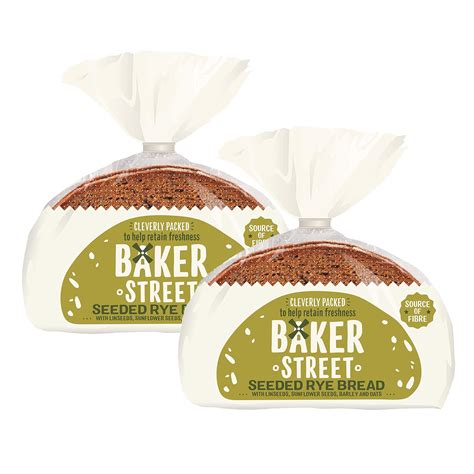 Seeded Rye Baker Street Bread 500g Pack Of 2 | Desertcart INDIA